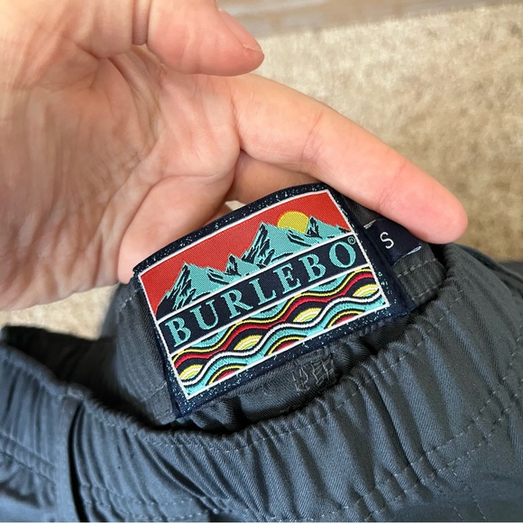 Burlebo River Rock Performance Pants Gray Stretch Athleisure Mens S - Picture 5 of 6